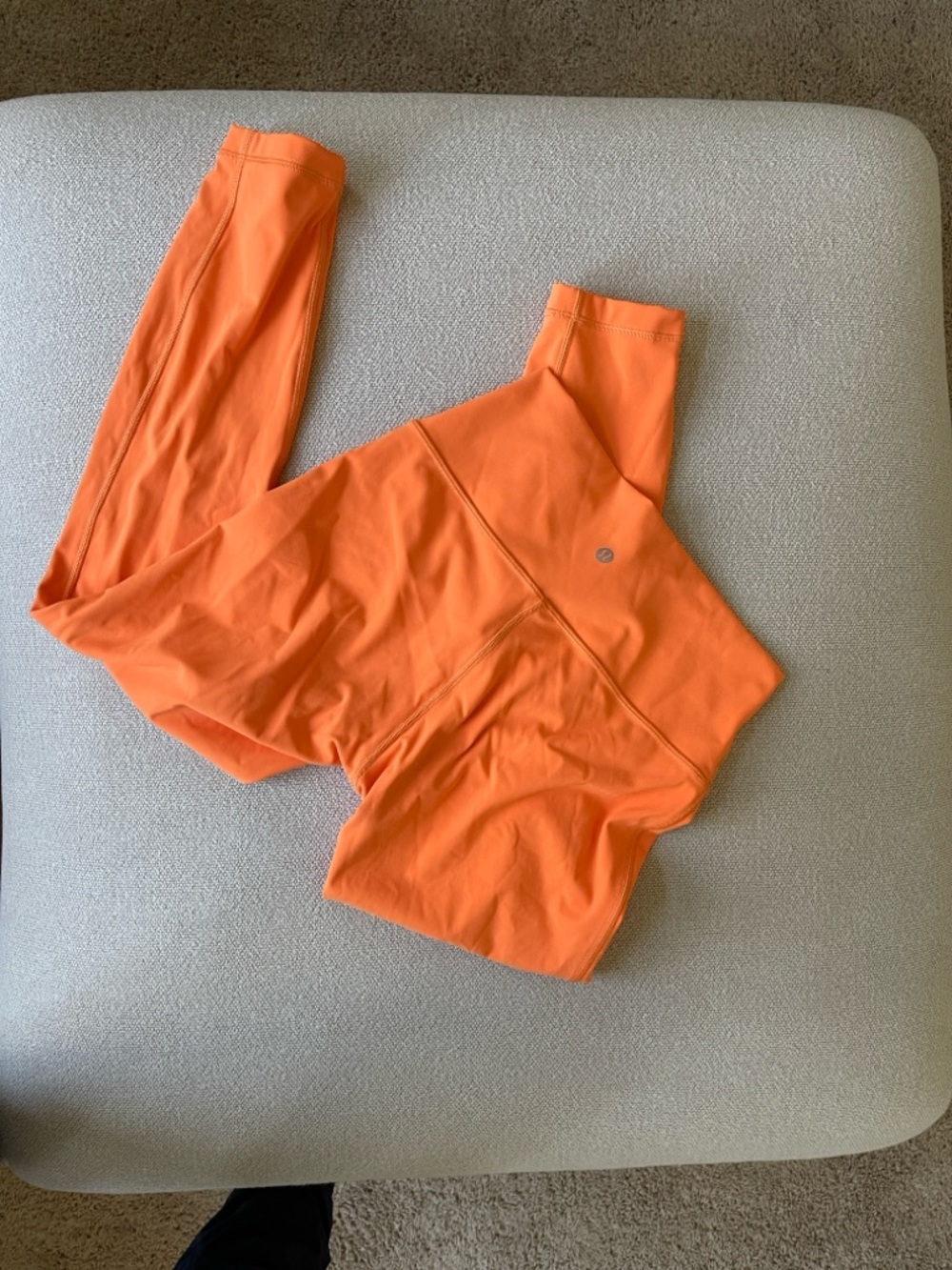 lululemon athletica Orange High-Waist Leggings